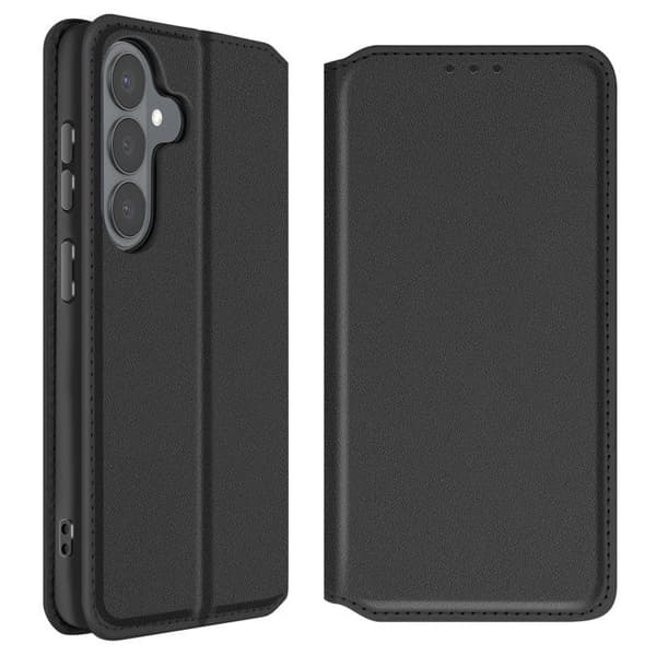 Magnetisk Klapetui til Galaxy S26 Classic Edition med Stativfunktion Sort Svart