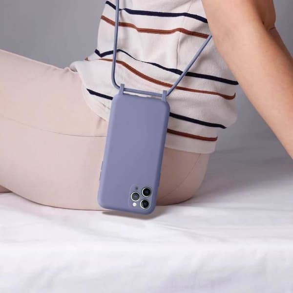 Coque iPhone 11 Pro - AVIZERA - Semi-rigidh - Nylon snöre 80cm - Lavendel - Mixte Lavendel