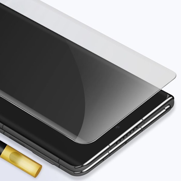 Skydd För Framsidan för Huawei Mate X6 Härdat Glas UV-Fixering Transparent Vit