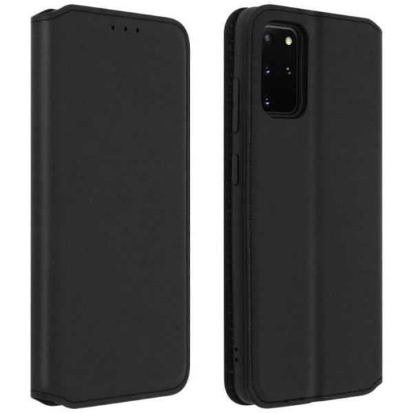 Smartphoneetui - AVIZAR - Galaxy Note 10 - Øko-læder - Støttefunktion - Sort Svart