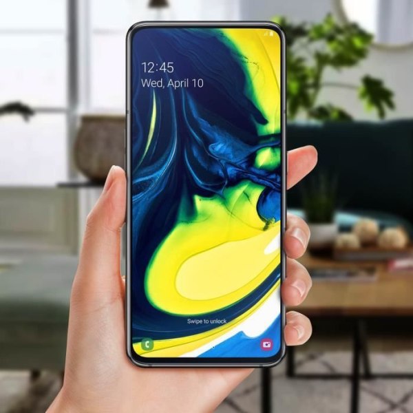 Galaxy A80 komplet blok LCD-skærm og berøringsglas Original Service Pack - Sort