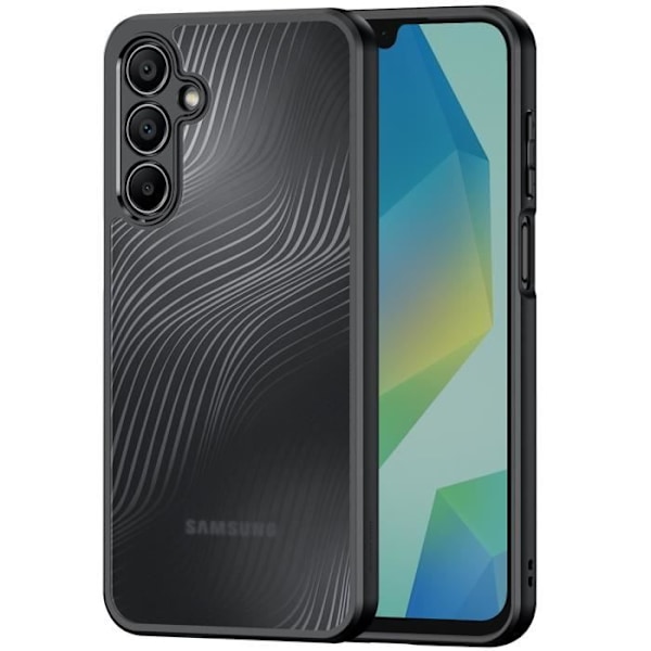 Coque til Samsung Galaxy A16 Stødabsorberende Hævede Kanter Nordisk Mønster Dux Ducis Sort Transparent