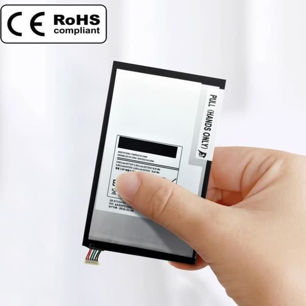 AVIZAR internt batteri til Samsung Galaxy Tab 4 8.0 - Kapacitet 4450mAh Vit