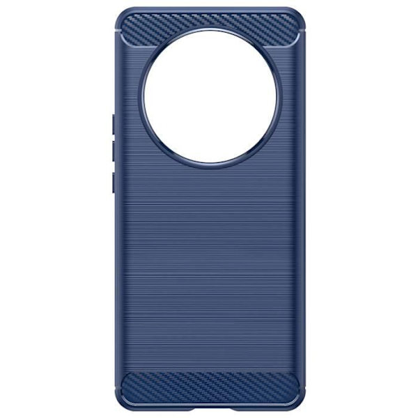 Taske til Honor Magic 6 Lite 5G - AVIZAR - Fleksibel Carbon Effect Midnight Blue Blå
