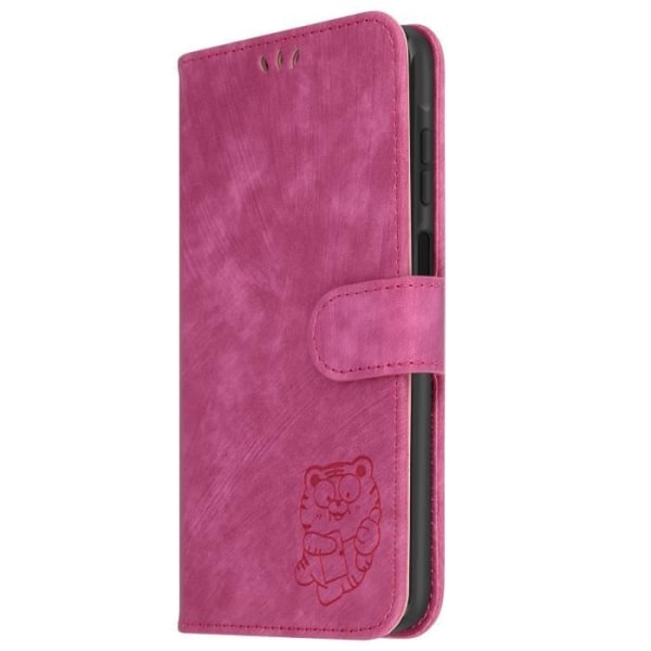 Tiger Case for Samsung A25 5G - AVIZAR - Video Support Wallet - Vaaleanpunainen Rosa