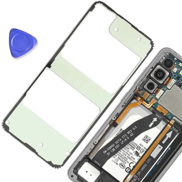 Fäste för batterilock för Galaxy S21 FE Service Pack Samsung Grön / Svart Grön/svart