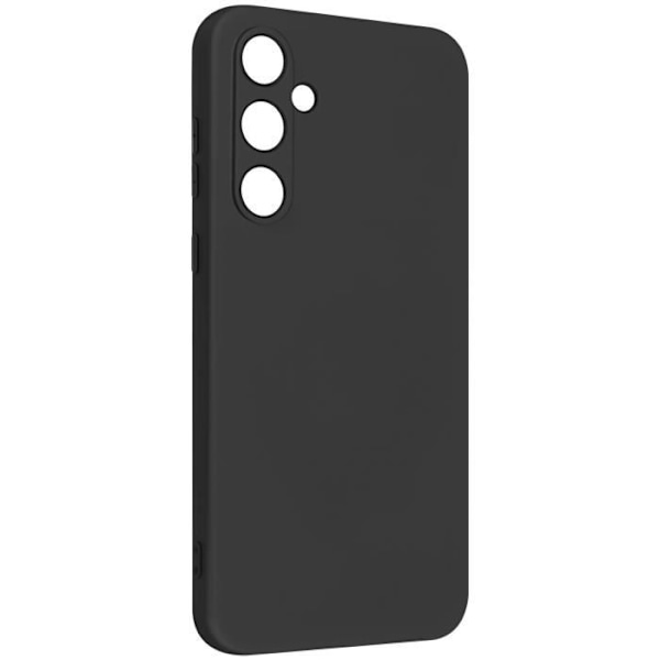 Taske til Samsung Galaxy A55 - AVIZAR - Halvstiv mat anti-fingeraftryksrem Sort Svart