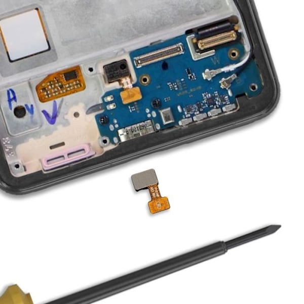 Digitale fingeraftrykslæser til Samsung Galaxy A53 og A35 Original Samsung Sort Svart
