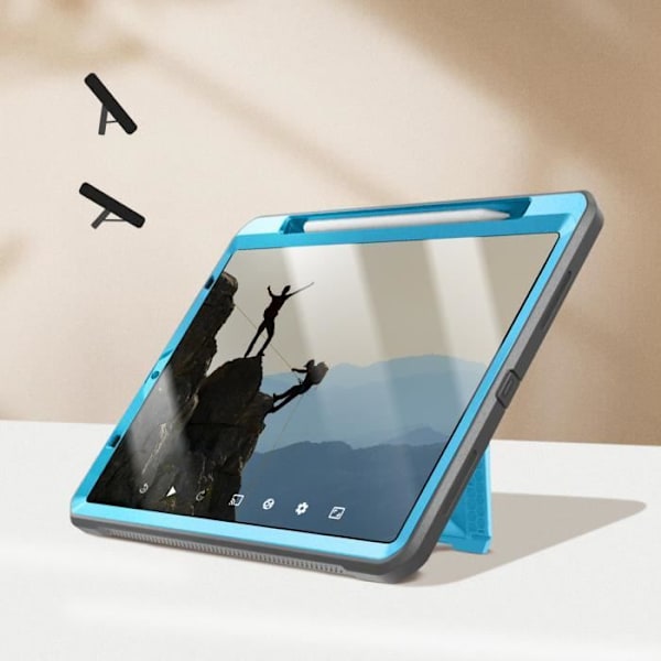 Helt fodral för iPad Air 4, Air 5, Pro 11 - SUPCASE - Unicorn Beetle Pro - Stötsäker - Turkos Blå