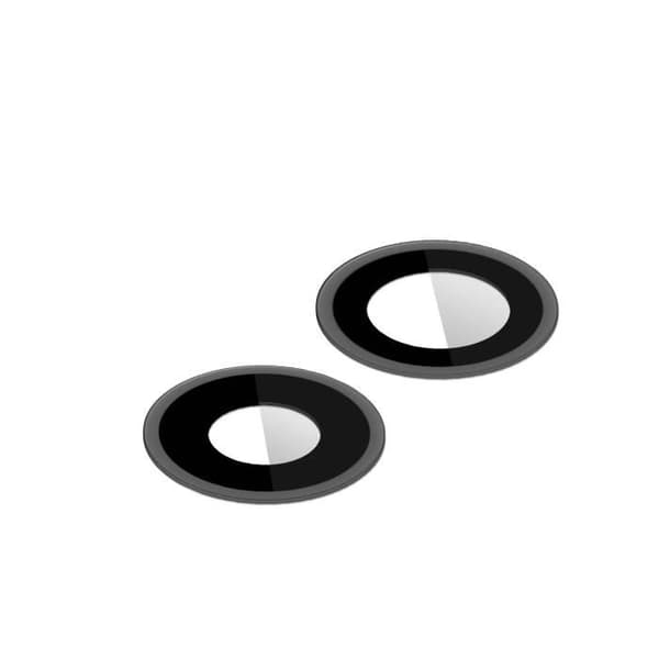 Kameraobjektiv - AVIZAR - iPhone 12/12 Mini - Beskyttelse - Sort - Kompatibel Svart
