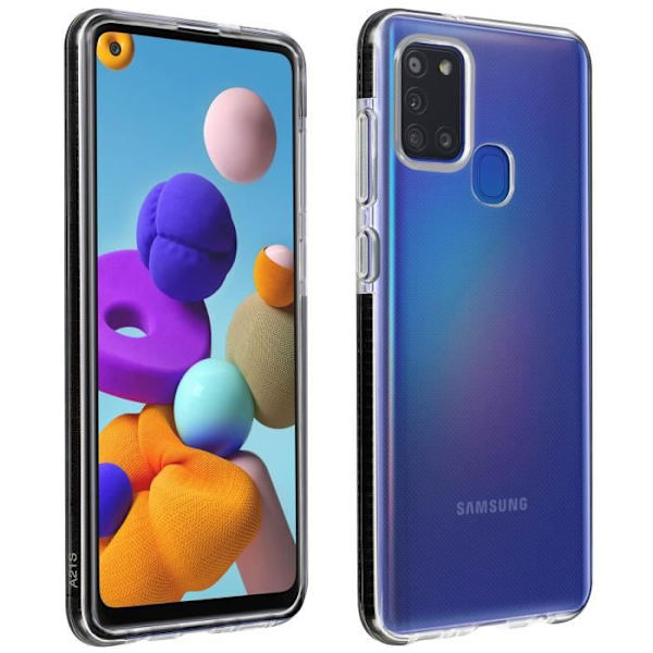Coque til Samsung Galaxy A21s Hårdført Stødabsorberende Forstærket Kant Akashi Transparent Transparent