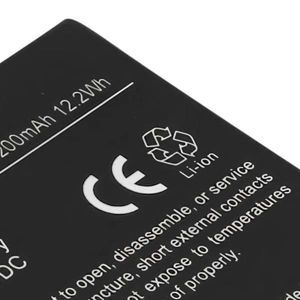 Erstatningsbatteri - AVIZAR - BM42 - 3200mAh - Li-ion - 3,8V - Sort Svart