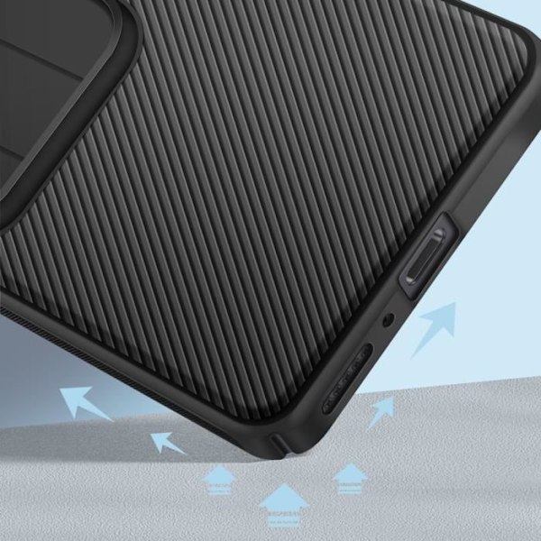Skydd för Xiaomi Redmi Note 14 5G Stöttålig Kameraskydd Nillkin Svart Svart