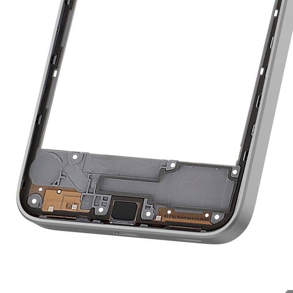 Ersättningscentralchassi för Galaxy A17 5G Service Pack Samsung Grå Grå