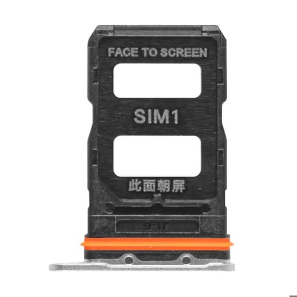 Dual nano SIM erstatningsskuffe til Xiaomi 14 Ultra hvid