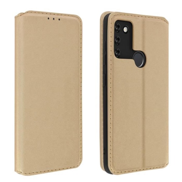 Honor 9A Cover Card Holder Funktion Slank og elegant Gul Guld