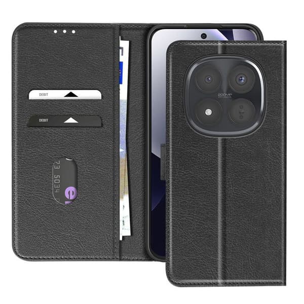 Xiaomi Redmi Note 15 Pro Plus 5G Chesterfield Standetui Sort Svart