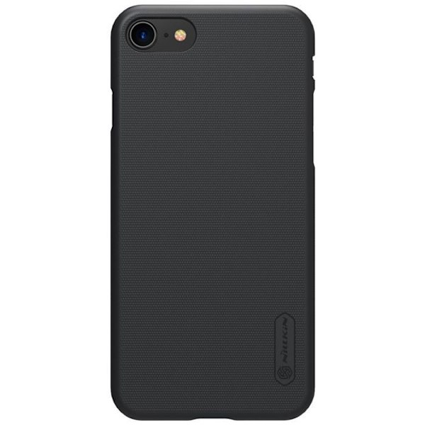 Coque iPhone 7/8/SE 2/SE 2020/SE 3 - Nillkin - Super Frosted Shield - Sort - Hård - Vandtæt Svart