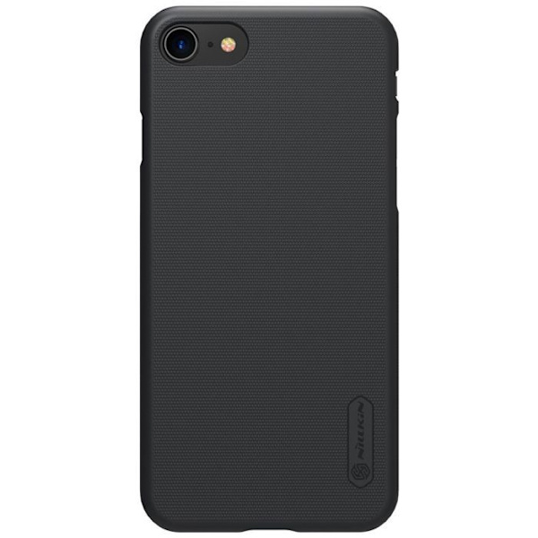 Coque iPhone 7/8/SE 2/SE 2020/SE 3 - Nillkin - Super Frosted Shield - Svart - Hård - Vattentät Svart
