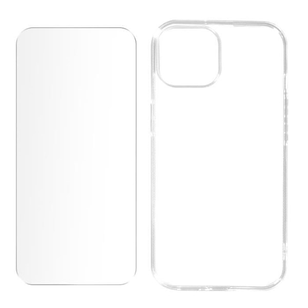 Skal till iPhone 15 Plus - AVIZAR - Genomskinlig - Halvstyv - Syntet - Smidig - Blandad Transparent