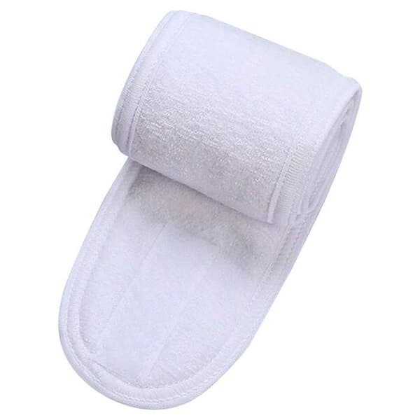 Bandeau Spa - AVIZAR - Mikrofiber - Blød - Absorberende - Genanvendelig Vit