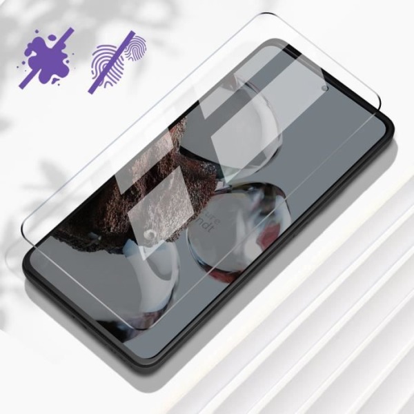 Xiaomi 12T och 12T Pro 9H härdat glas Anti-repor Anti-fingeravtryck Transparent
