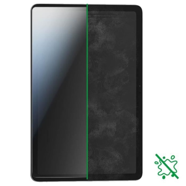 Film skærm - 4smarts - Samsung Tab S9/S9 FE - Tempereret glas 9H - Modfingeraftryk - Ultra-tynd Gennemsigtig