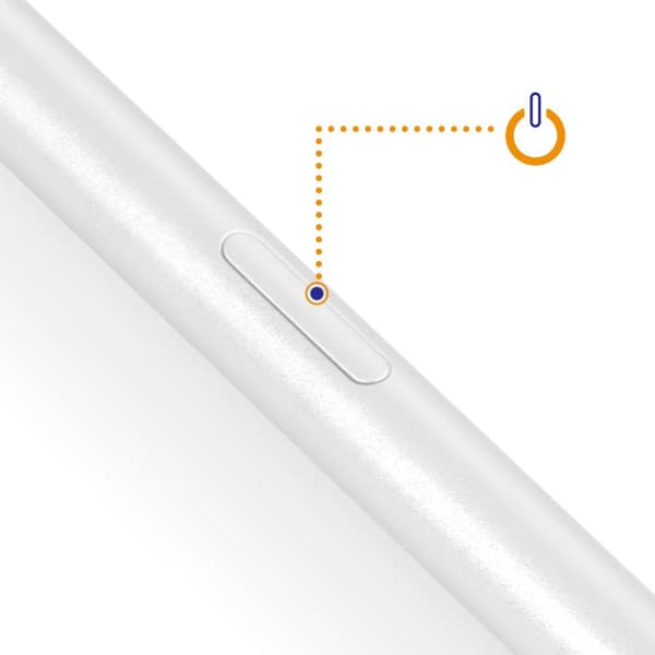 Stylus - Samsung - Galaxy Tab S10 Ultra - Hög känslighet - Vit - Ergonomisk Vit