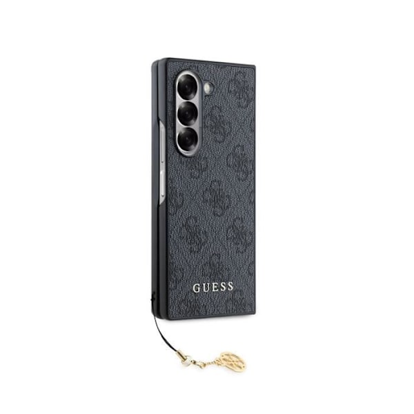 Coque för Samsung Galaxy Z Fold 6 4G Charm Edition med Guess-hänge Grå Grå
