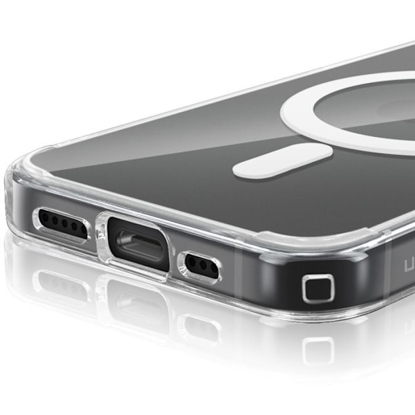 Coque MagSafe för iPhone 16e Stötsäker Fin Ultra Hybrid MagFit Spigen SGP Vit Vit
