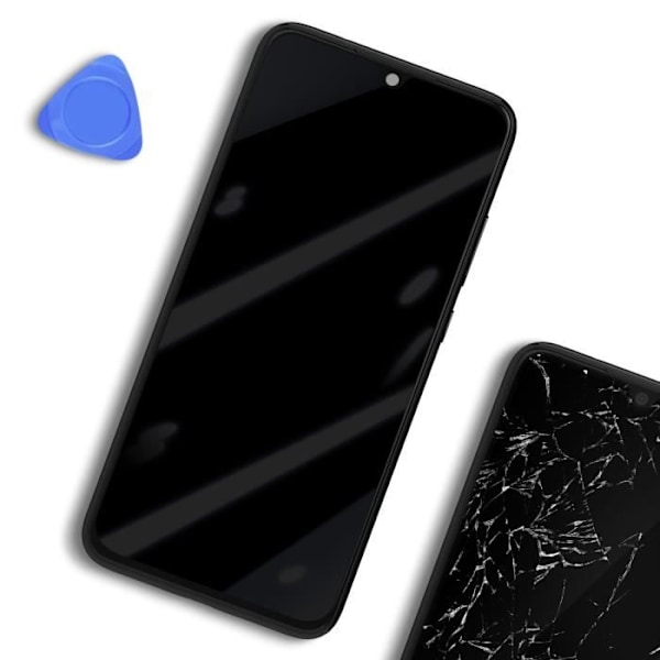 Skærm til Xiaomi Mi A3 LCD + Berøringsglas + Original Xiaomi Grå Chassis Grå