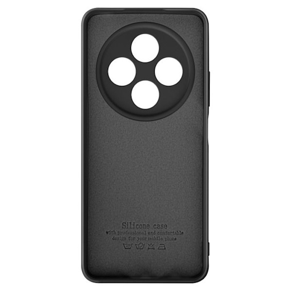 Coque til Xiaomi Redmi 14C Semi-stiv Soft-touch Anti-fingeraftryk Sort Svart