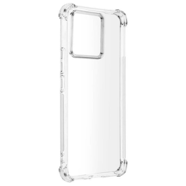 Kotelo Motorola Edge 40 Iskunkestävälle Pehmeä Classic Bump Transparent Vit