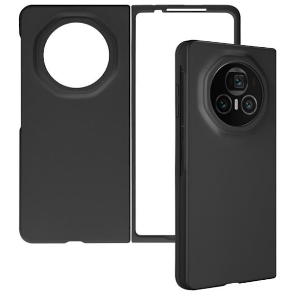 Coque - Honor - Magic V3 - Soft Touch - Ultra-finet - Elegant Sort Svart