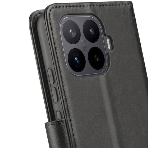 Etui til Xiaomi 17T Pung Læderlook med Støtte Sort Svart