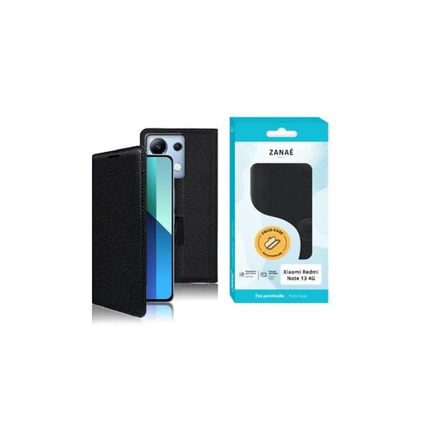 Etui folio Xiaomi Redmi Note 13 4G Svart Svart