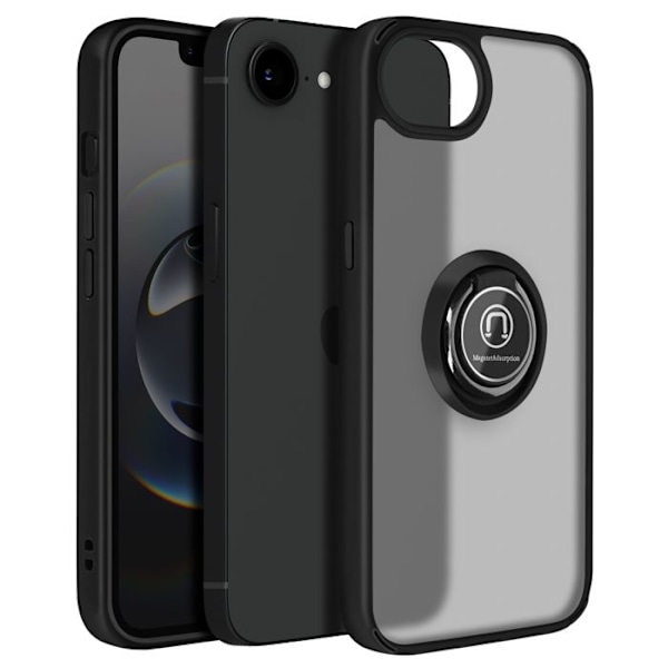 iPhone 16 Magneettisuoja Musta Svart