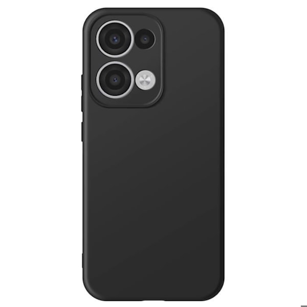 Oppo Reno 13 : Ohut ja Kevyt Musta Silikoni Kuori Svart
