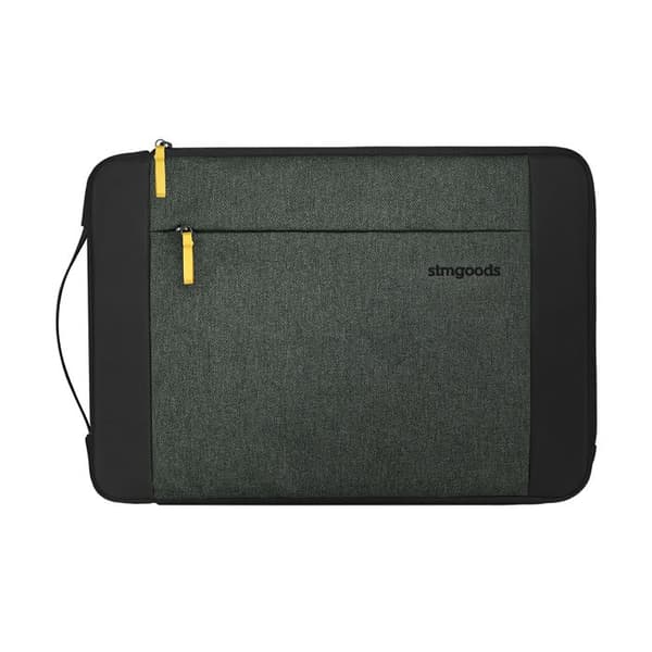 MacBook Pro 14" / Air 13" Kin Sleeve -kantokahvalla ja taskulla STM Musta