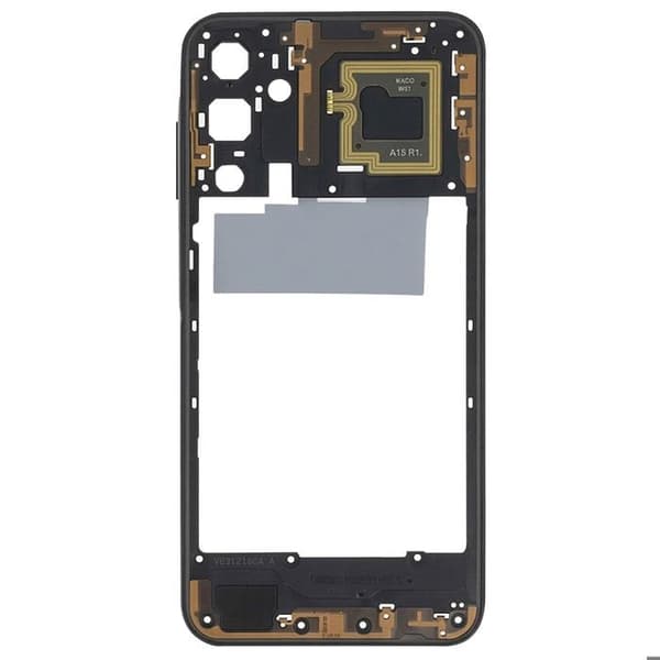 Erstatningscentralchassis til Samsung Galaxy A15 5G Sort Svart