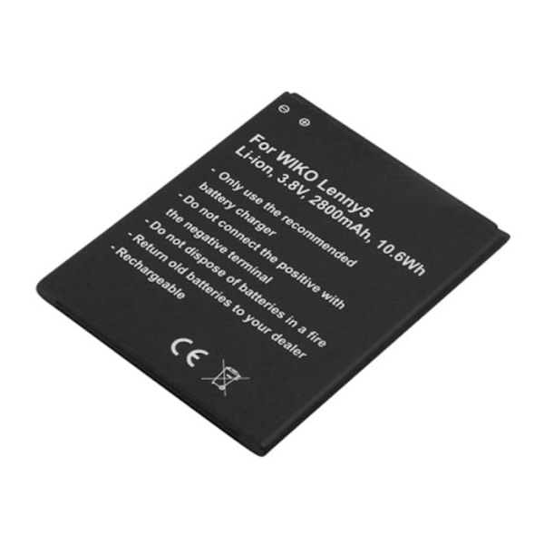 Batteri til Wiko Lenny5 Li-ion 3.8V 2800mAh 10.6Wh Reference 115823