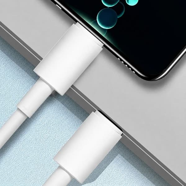 USB-C til USB-C Hurtigopladning Power Delivery 65W 1,8 m Huawei Hvid Vit