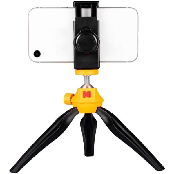 Kodak Smartphone Tripod - Vlogging kolmijalka/kahva älypuhelimille ja kameroille ¼ ruuvikiinnitysjärjestelmällä