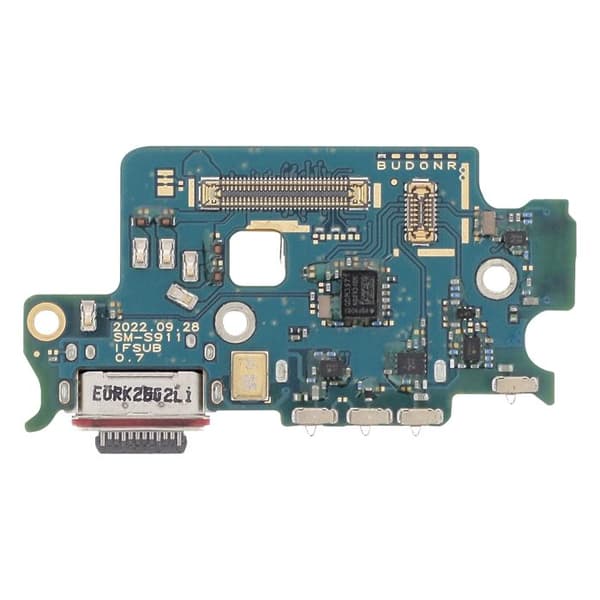 USB-C-latausliitin - AVIZAR - Galaxy S23 - SIM-kortinlukija - Microfon - Vihreä Grön
