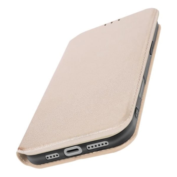 iPhone 16 Pro Max Fodral med Kläpp, Kortfack och Guld Videostöd Gul
