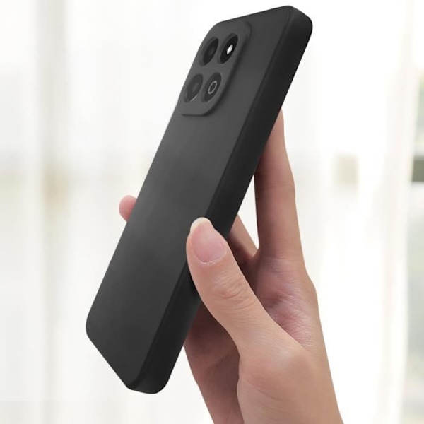 Fodral för Honor X6b - AVIZAR - Soft Matte Soft Black - Skydd mot repor och stötar Svart