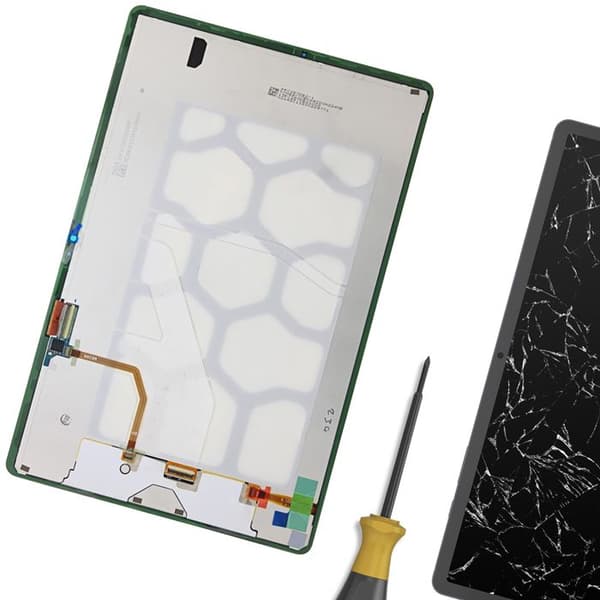 Original Helbild för Samsung Galaxy Tab S10 Plus LCD Service Pack Samsung Svart