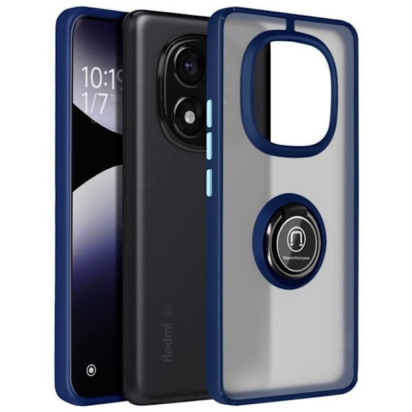 Coque för Xiaomi Redmi Note 14 Pro 5G / 4G och Note 14 Pro Plus Med Blå Natt Ring Blå