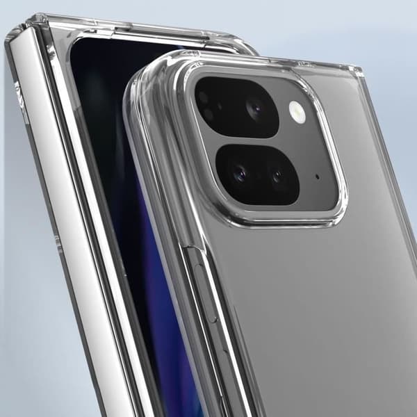 Coque - Abeel - Google Pixel 9 Pro Fold - Rigida - Transparent - Höjd Kamera Transparent