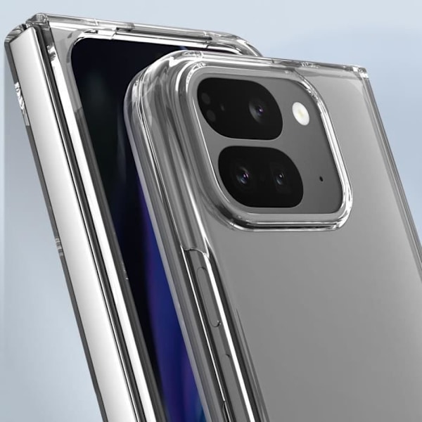 Kovakotelo Google Pixel 9 Pro Fold, jossa korotettu kamera, Abeel Läpinäkyvä Transparent